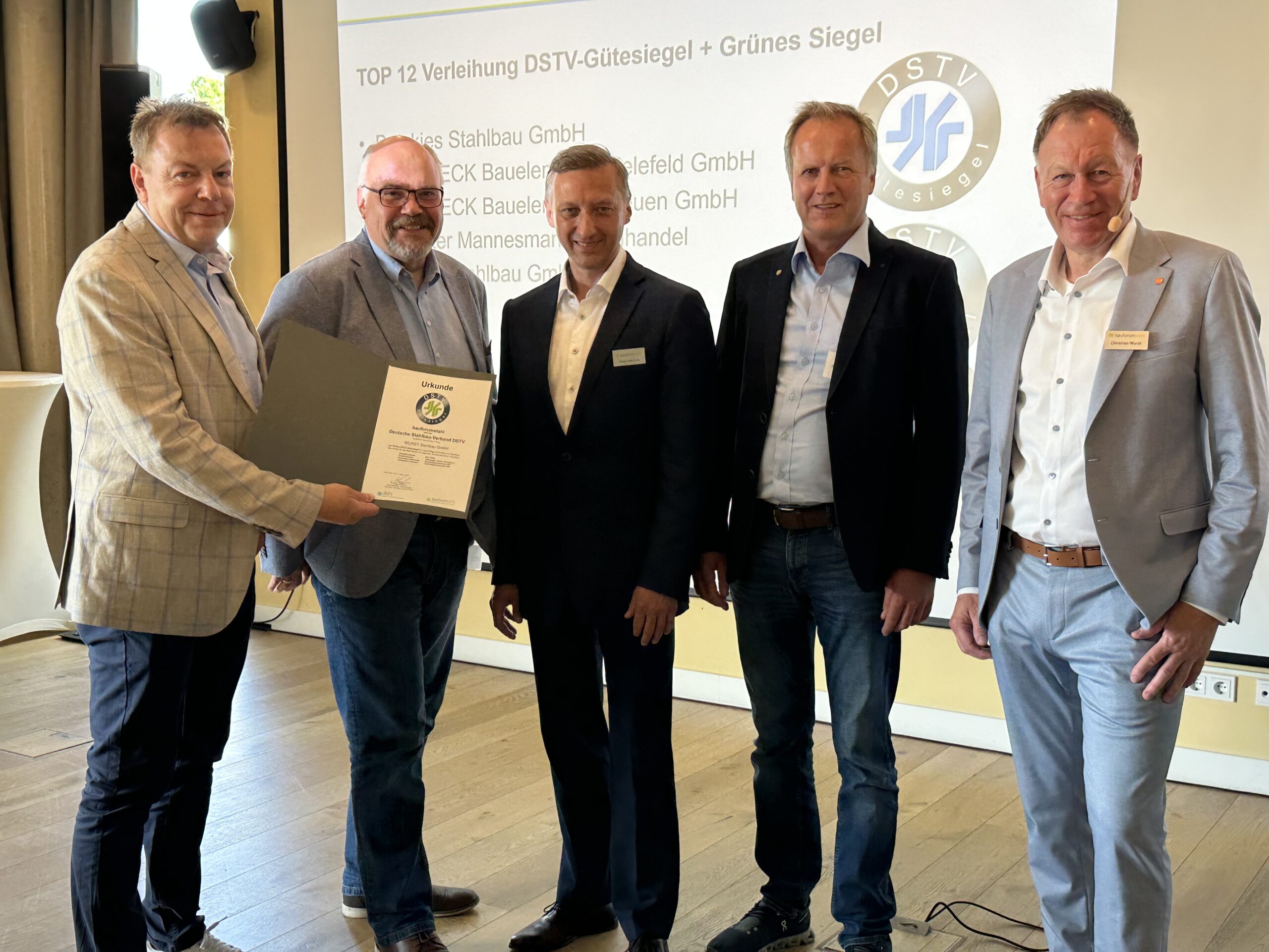 Grünes-DSTV-Gütesiegel-Preisverleihung