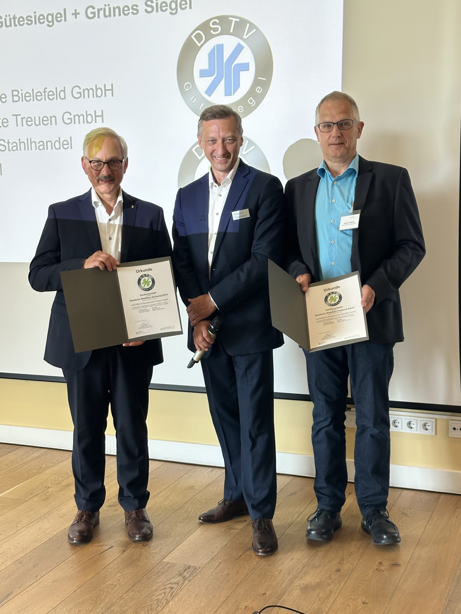 Grünes-DSTV-Gütesiegel-Preisverleihung