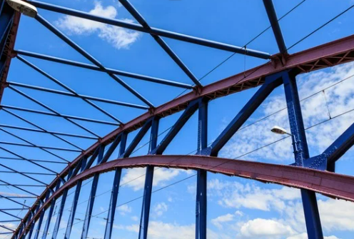 Wetterfester-Stahl-Brücke
