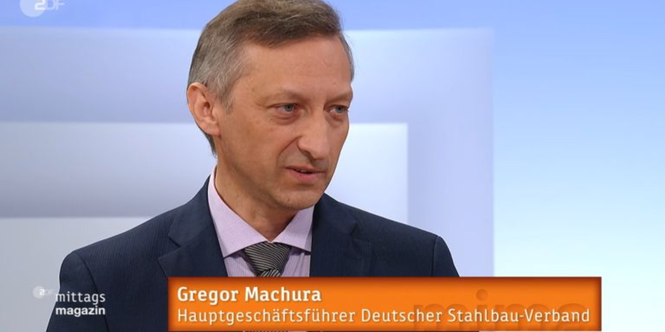 Hauptgeschäftsführer Gregor Machura im Live-Interview im ZDF-Mittagsmagazin Hauptgeschäftsführer Gregor Machura im Live-Interview im ZDF-Mittagsmagazin