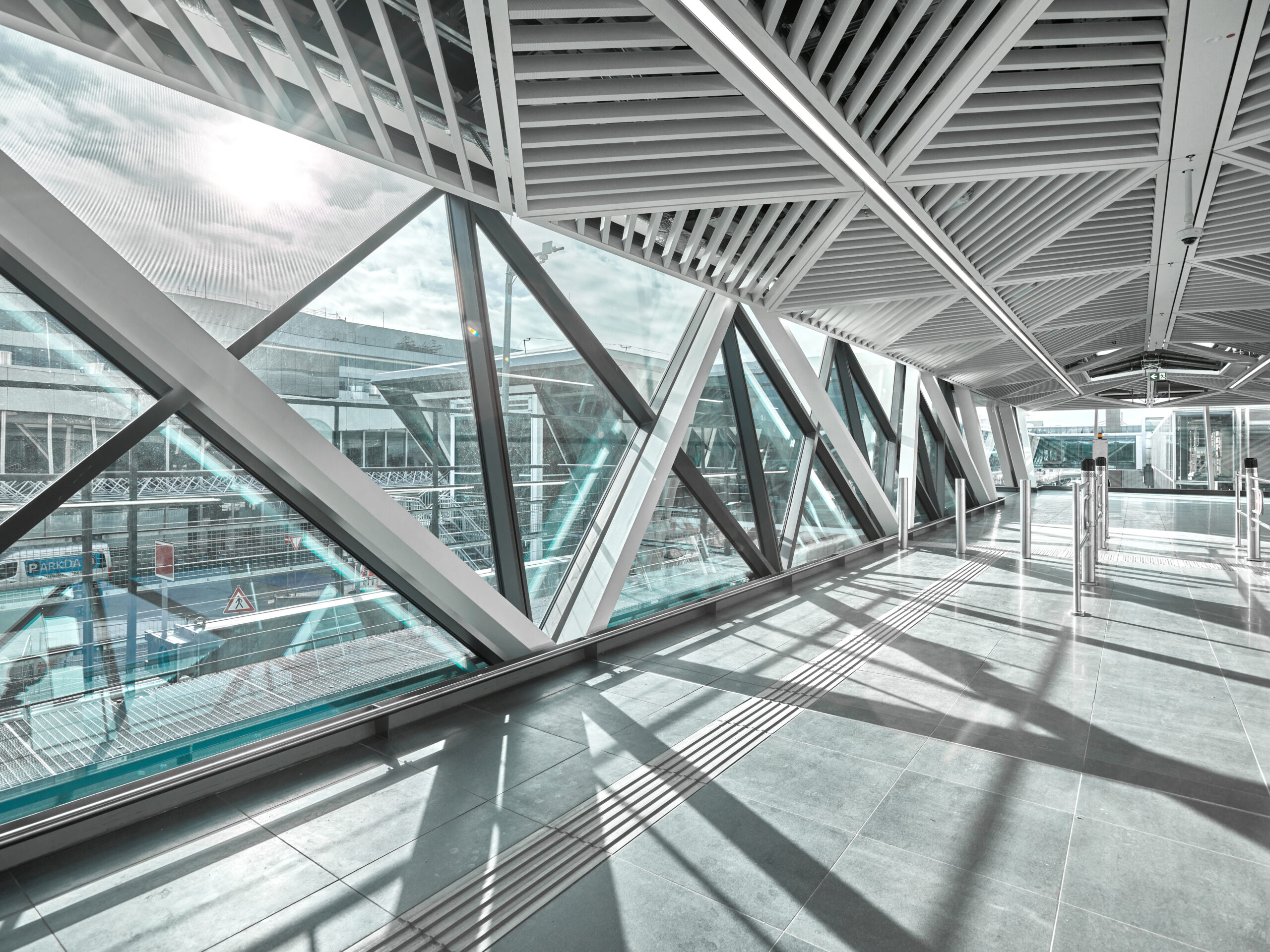 Neubau PTS-Station der Sky Line-Bahn am Terminal 1, Frankfurt Airport - Anerkennung Ingenieurpreis des Deutschen Stahlbaues 2026