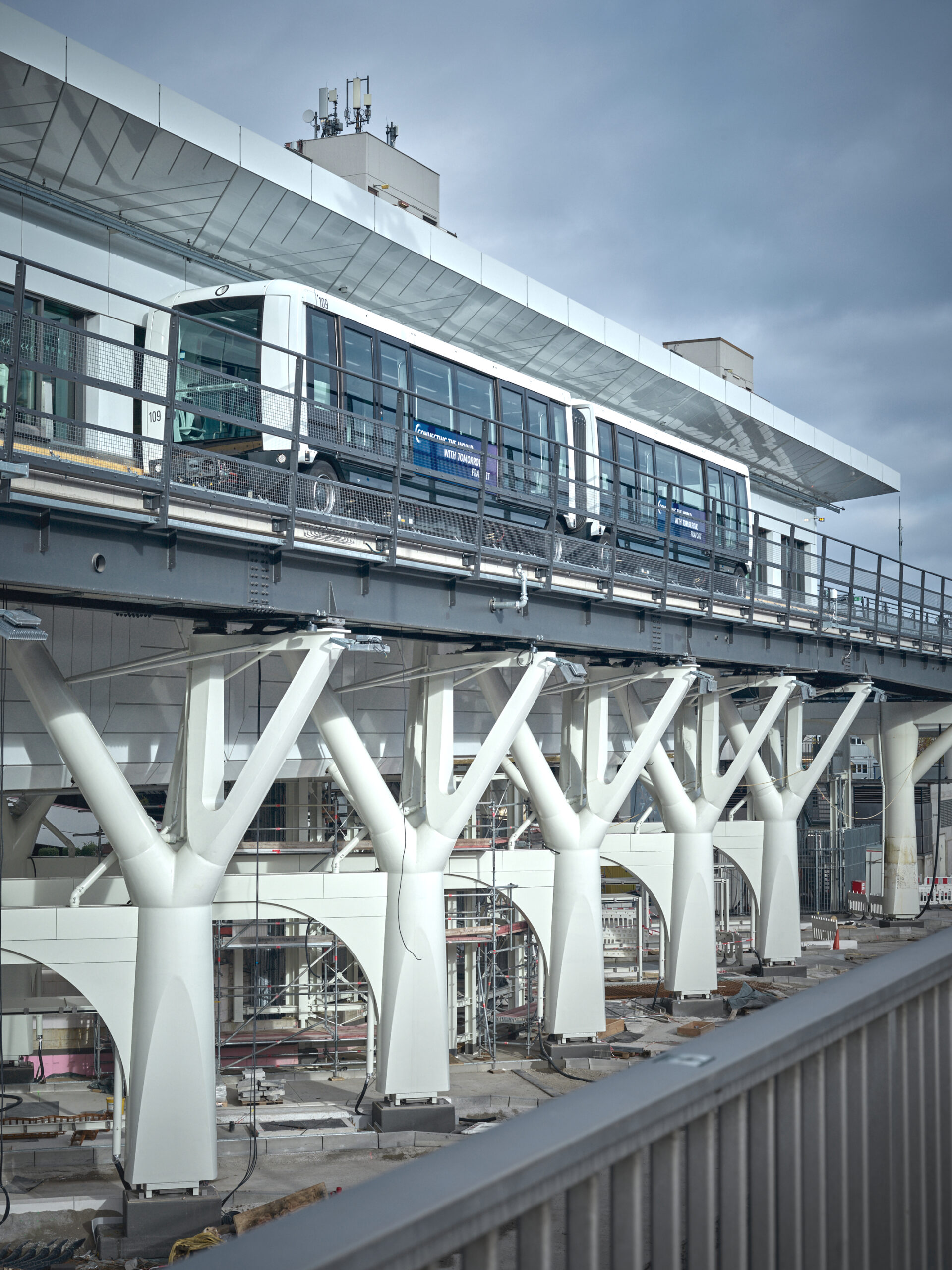 Neubau PTS-Station der Sky Line-Bahn am Terminal 1, Frankfurt Airport - Anerkennung Ingenieurpreis des Deutschen Stahlbaues 2026
