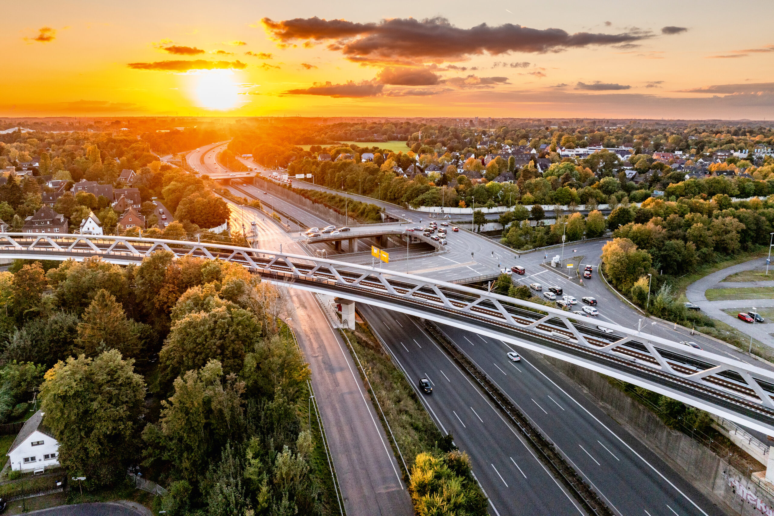 U81 Stadtbahnbrücke über den Nordstern in Düsseldorf - Anerkennung Ingenieurpreis des Deutschen Stahlbaues 2026